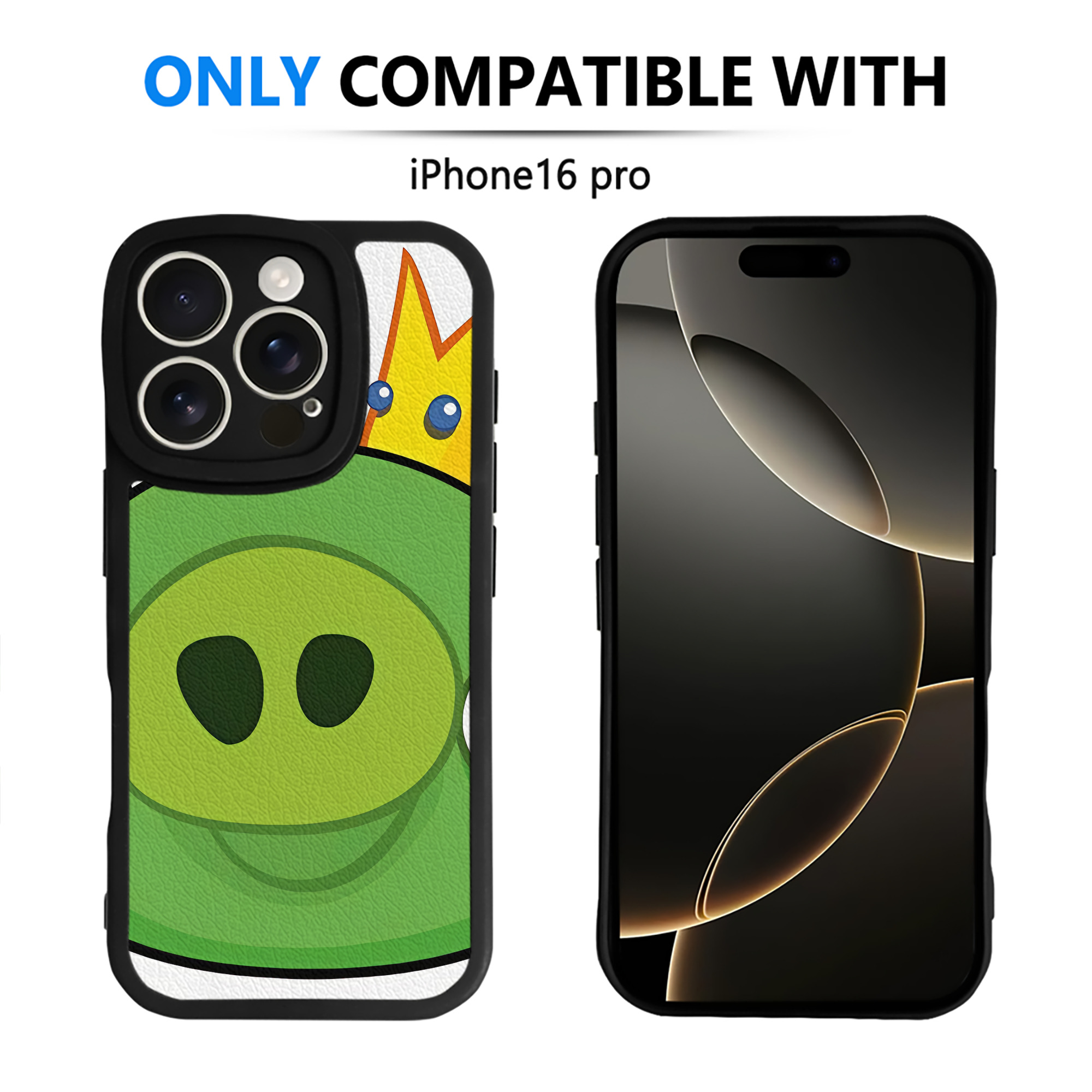 （画像用） Angry Birds アングリーバード 【iPhone 16シリーズ対応】シリコンスマホケース（レザー調） 材質：シリコン